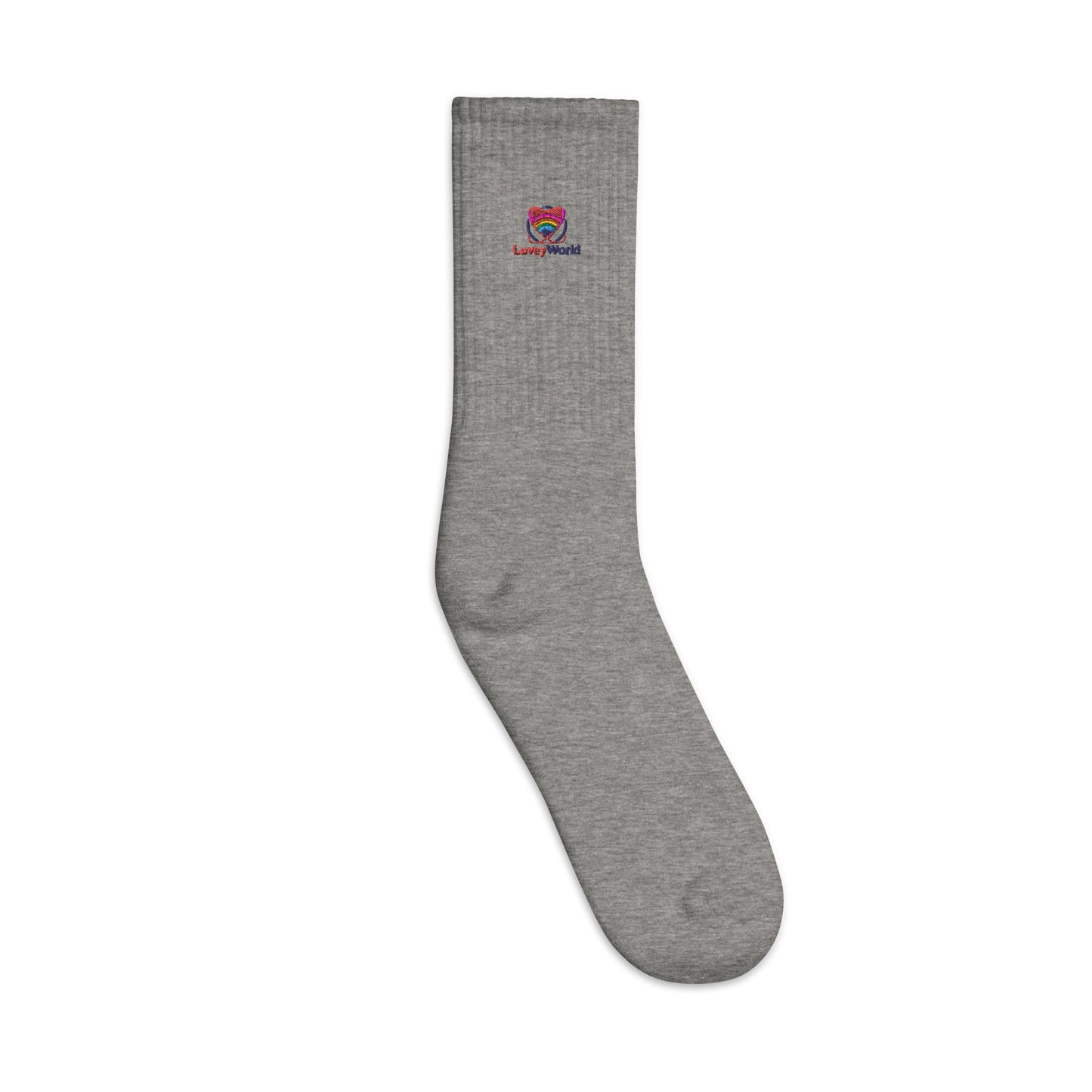 LuveyWorld Embroidered socks